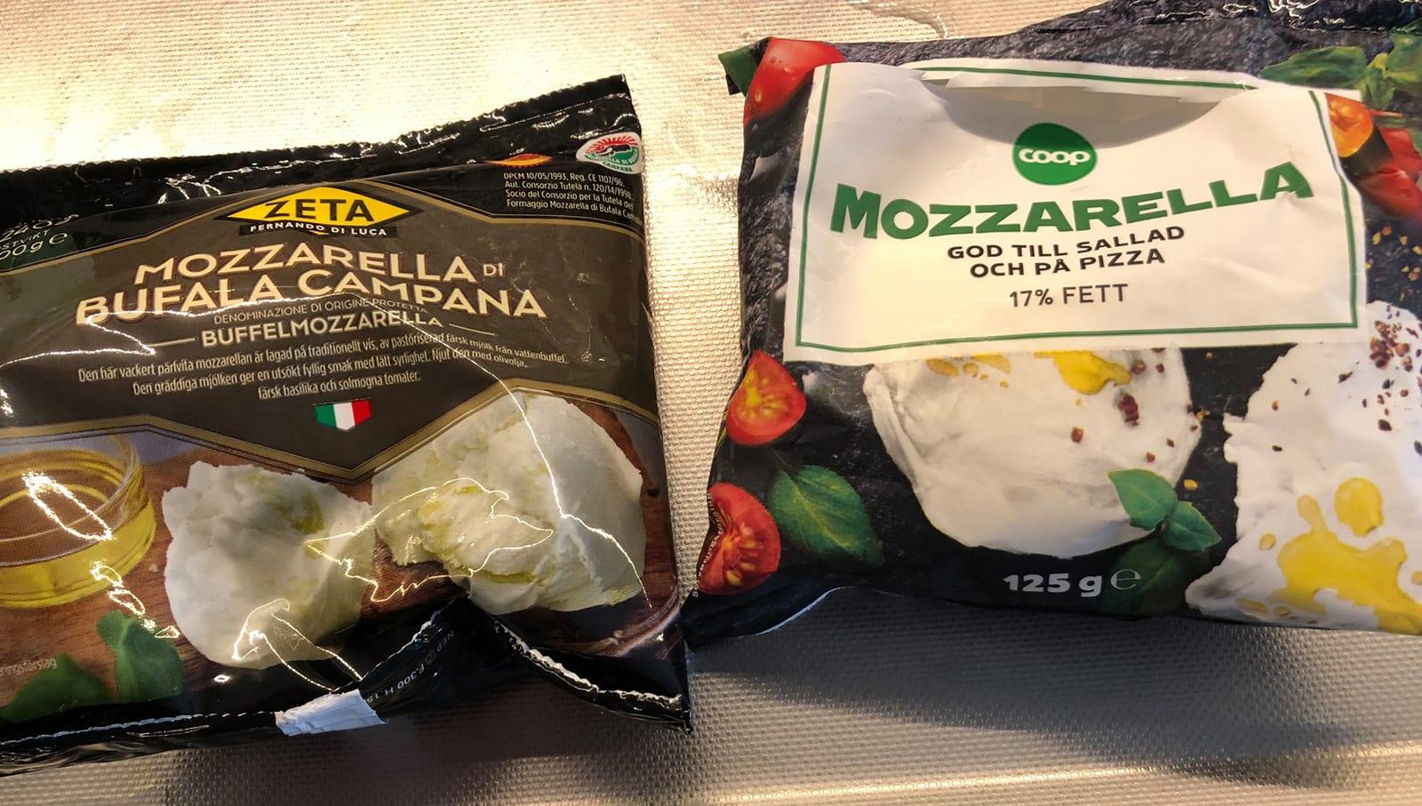 Le mozzarella