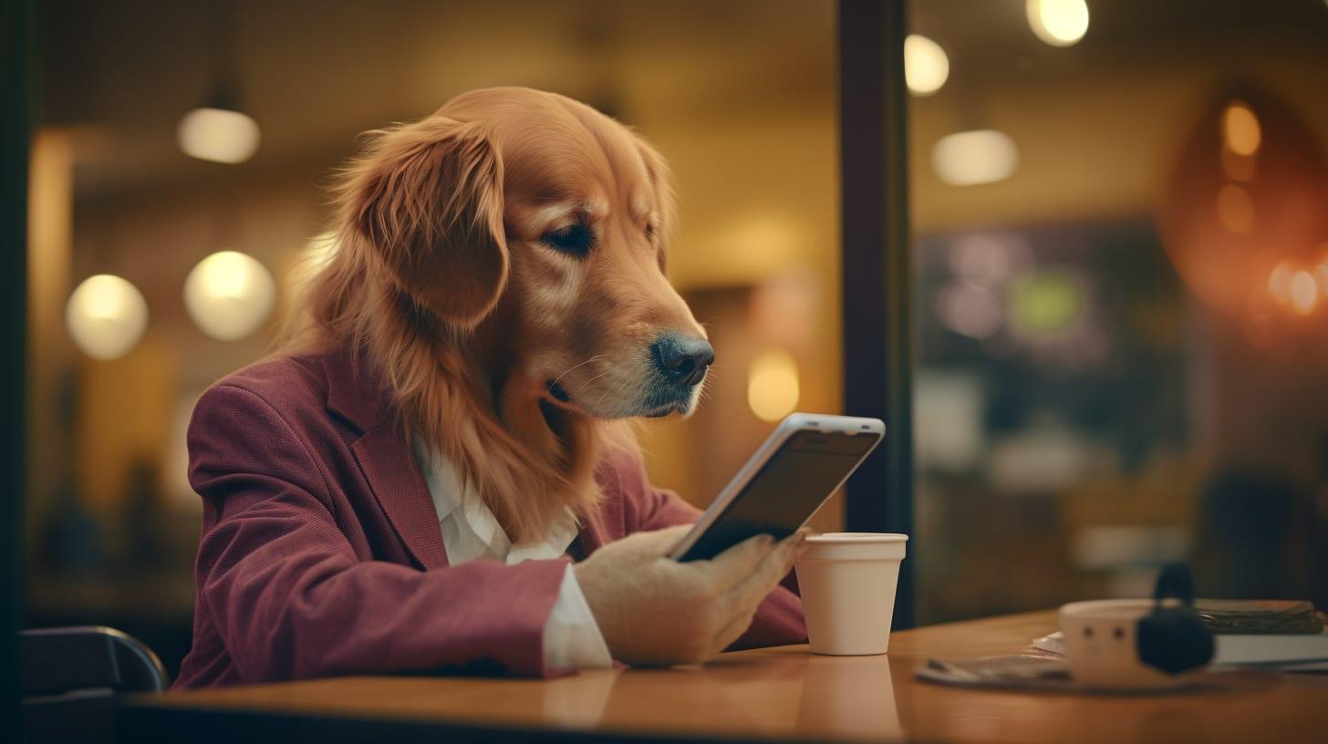 Doggo is doomscrolling
